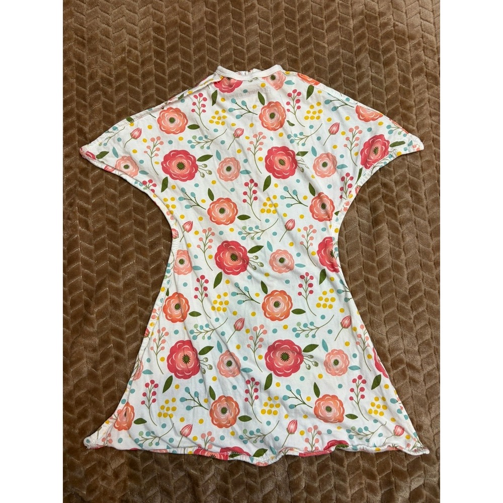 Sleeping Baby Zipadee-Zip Small 4-8 Months Floral Swaddle Transition Sleep Sack - Picture 4 of 4
